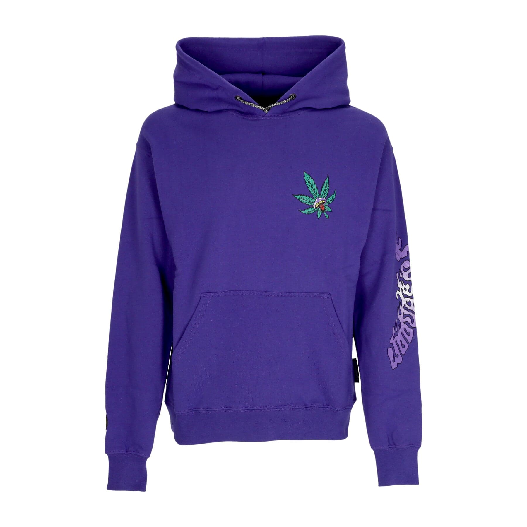Men's Hoodie Skull Liquid Hoodie Purple