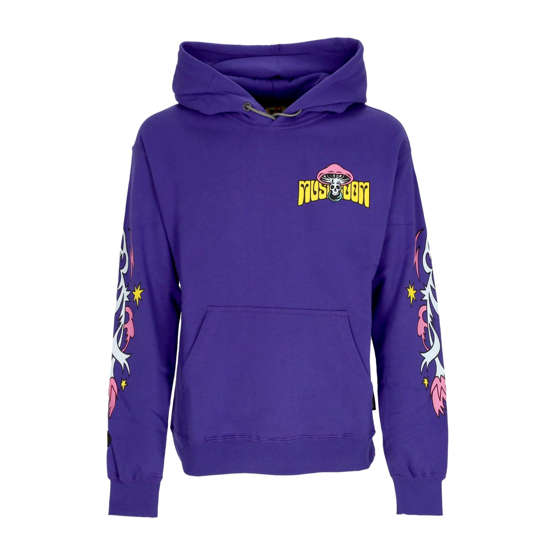 Flowers Hoodie Purple Men's Hoodie