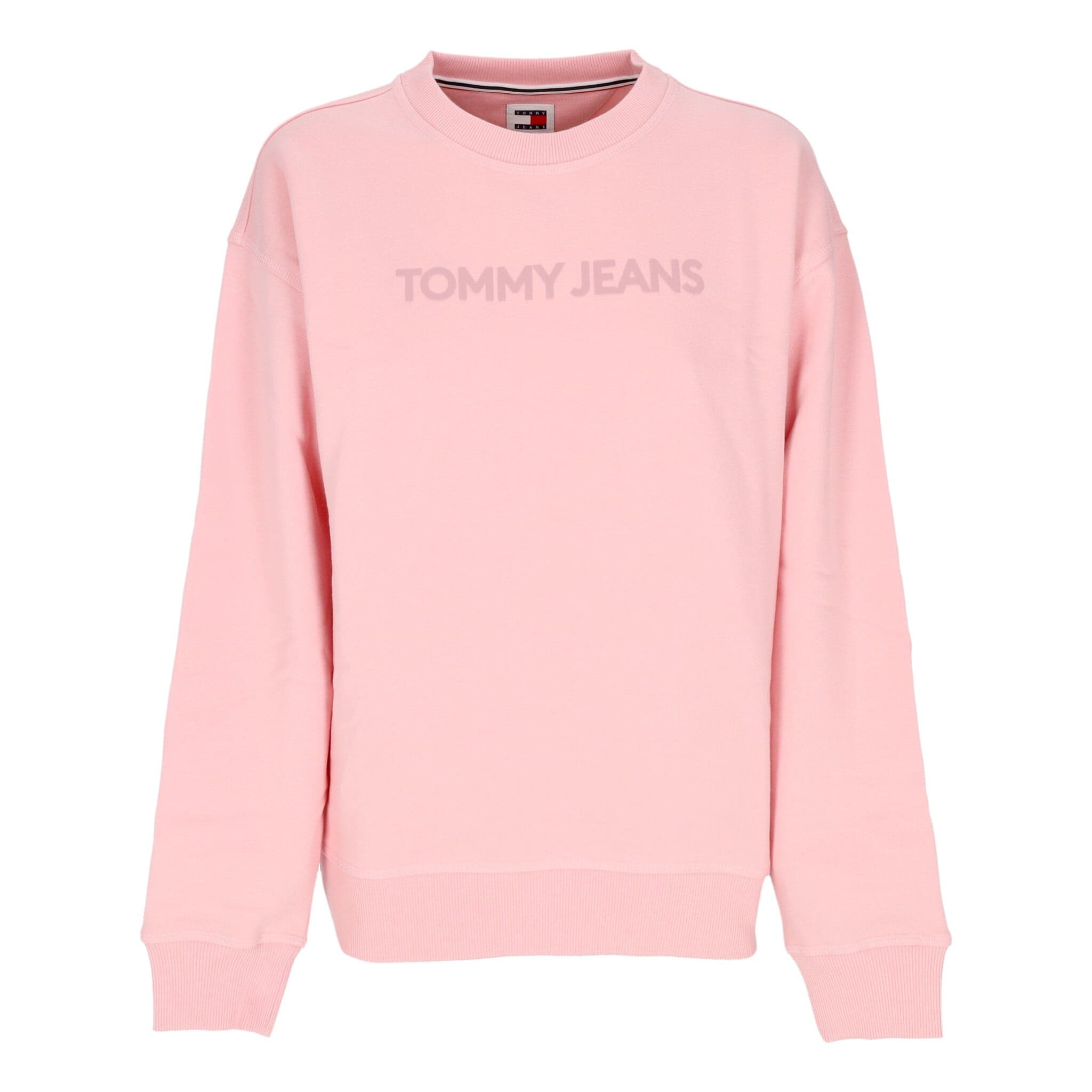 Women's Lightweight Crewneck Sweatshirt Relaxed Bold Classic Crewneck Ballet Pink