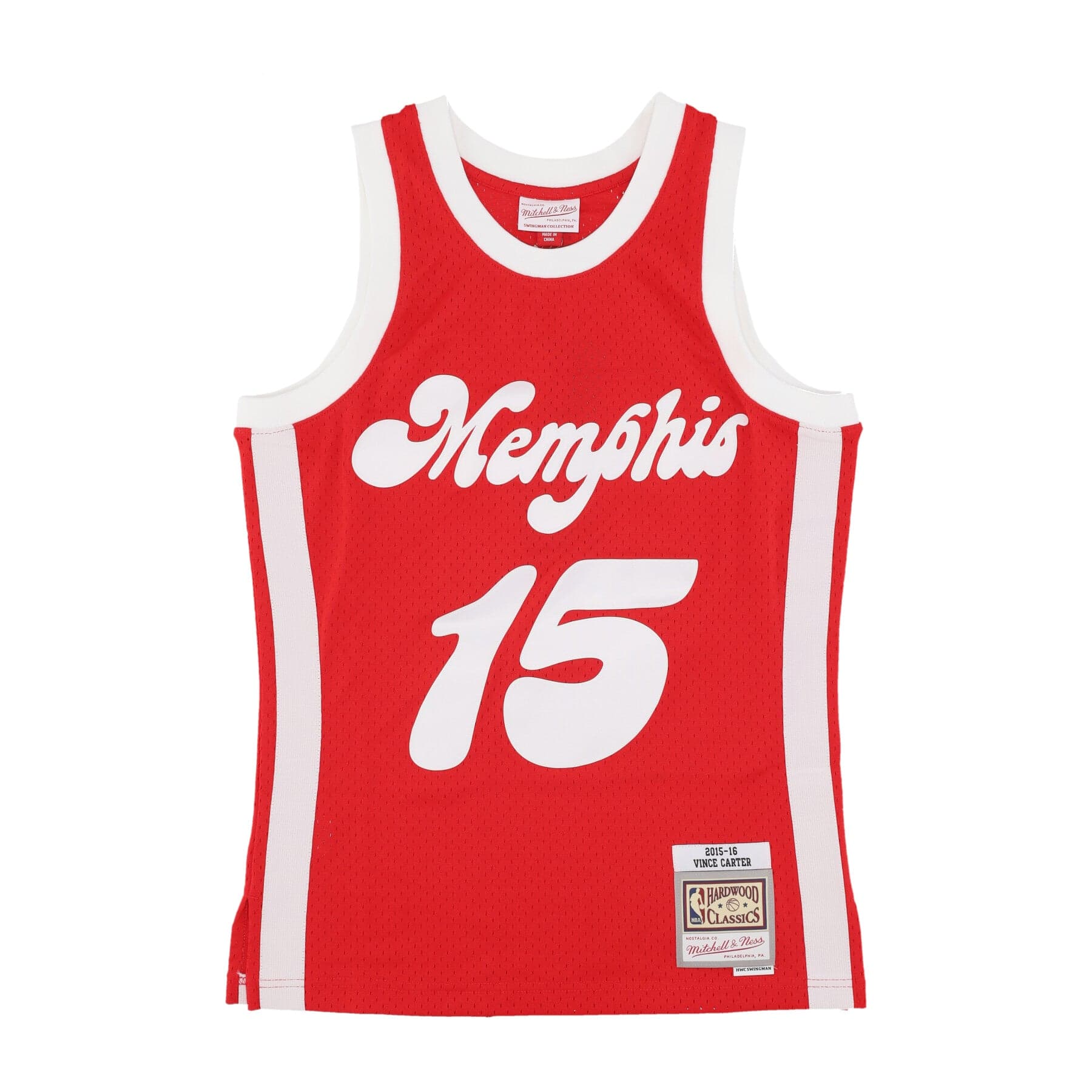 Men's Basketball Tank Top Nba Hwc Jersey 2015 No 15 Vince Carter Memgri Red