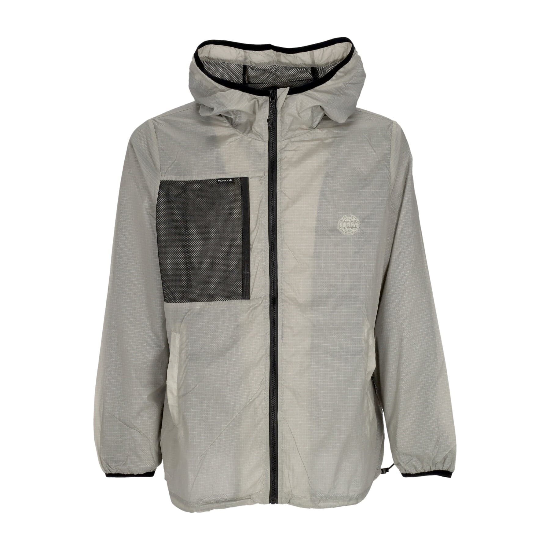 Yeti Men's Windbreaker Nylon Ripstop Windbreaker Grey
