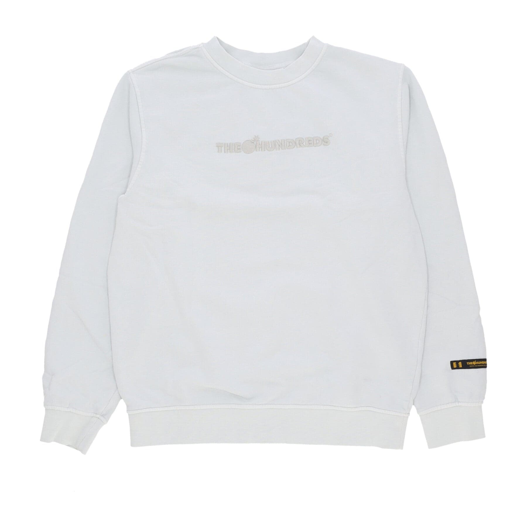 Bar Crewneck Men's Sweatshirt Light Grey