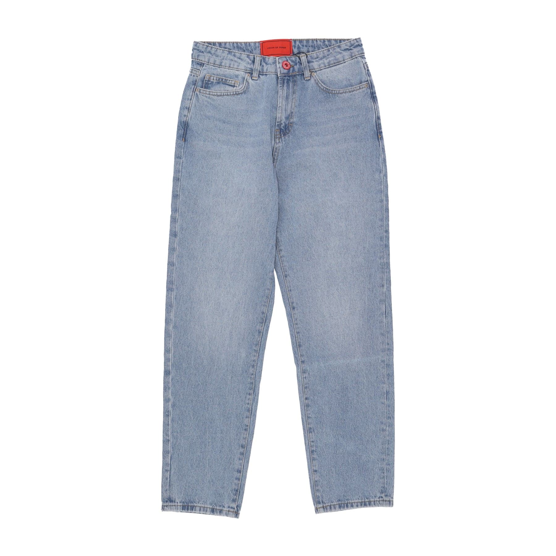 Men's Jeans Printed Flames And Logo Jeans Denim Blue