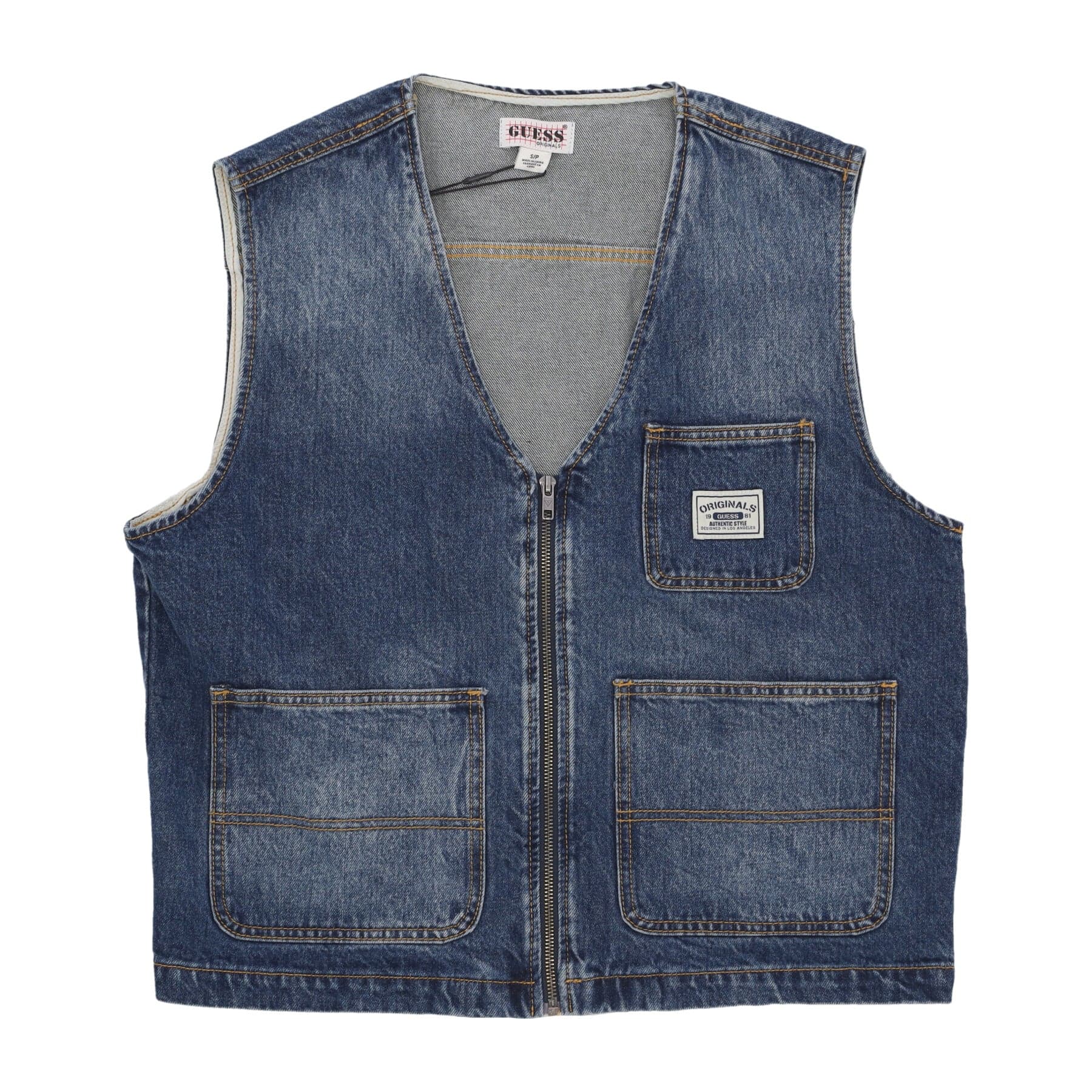 Men's Go Denim Vest Originals Dark Wash