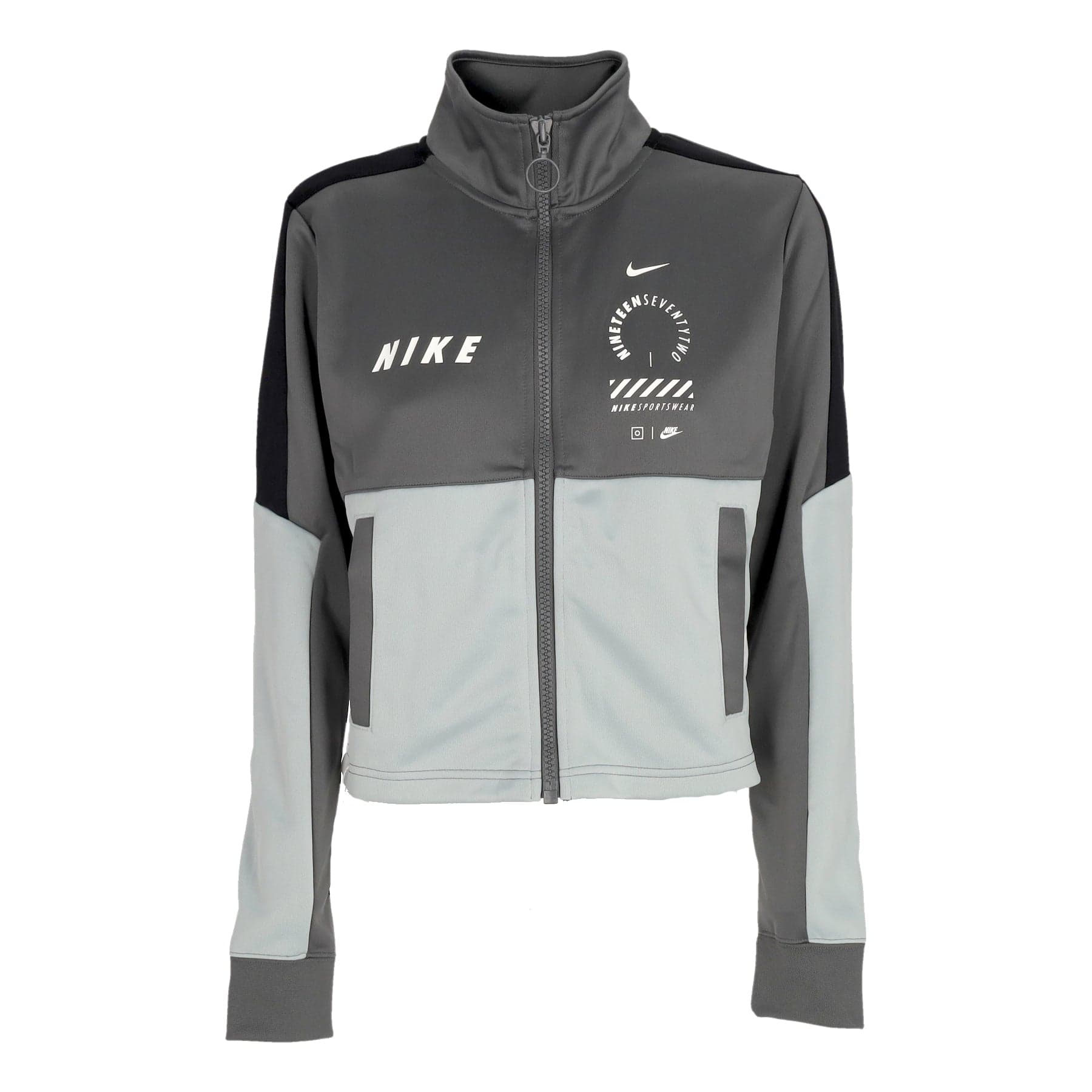 W Sportswear Track Top Women's Track Jacket Iron Grey/light Pumice/white