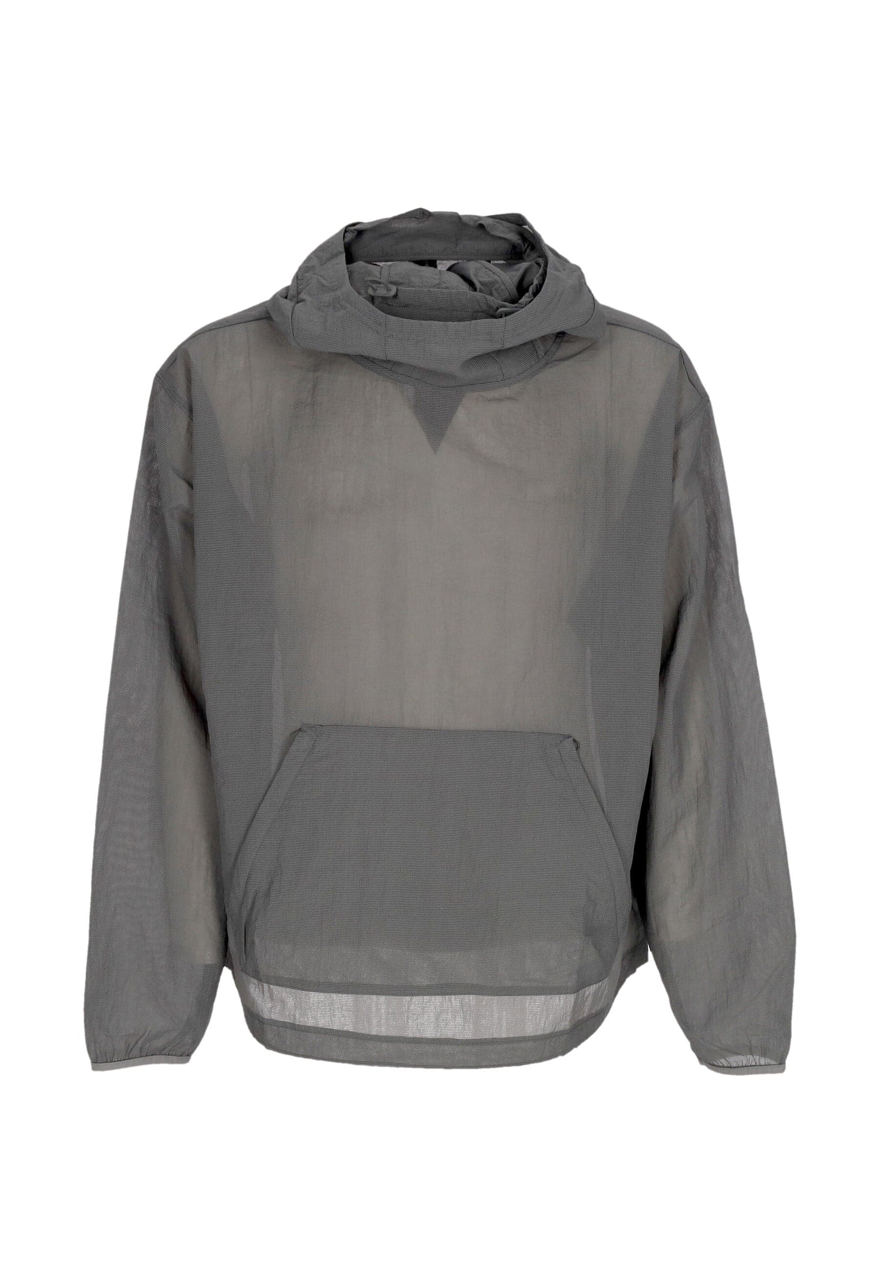 Men's Lightweight Hooded Sweatshirt Sportswear Tech Pack Woven Mesh Hoodie Iron Grey/iron Grey
