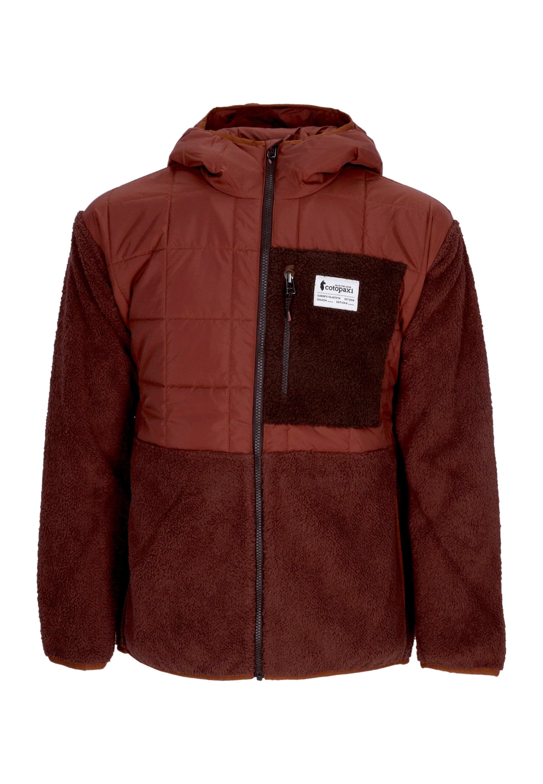 Bear Men Trico Hybrid Hooded Jacket Rusty/chestnut