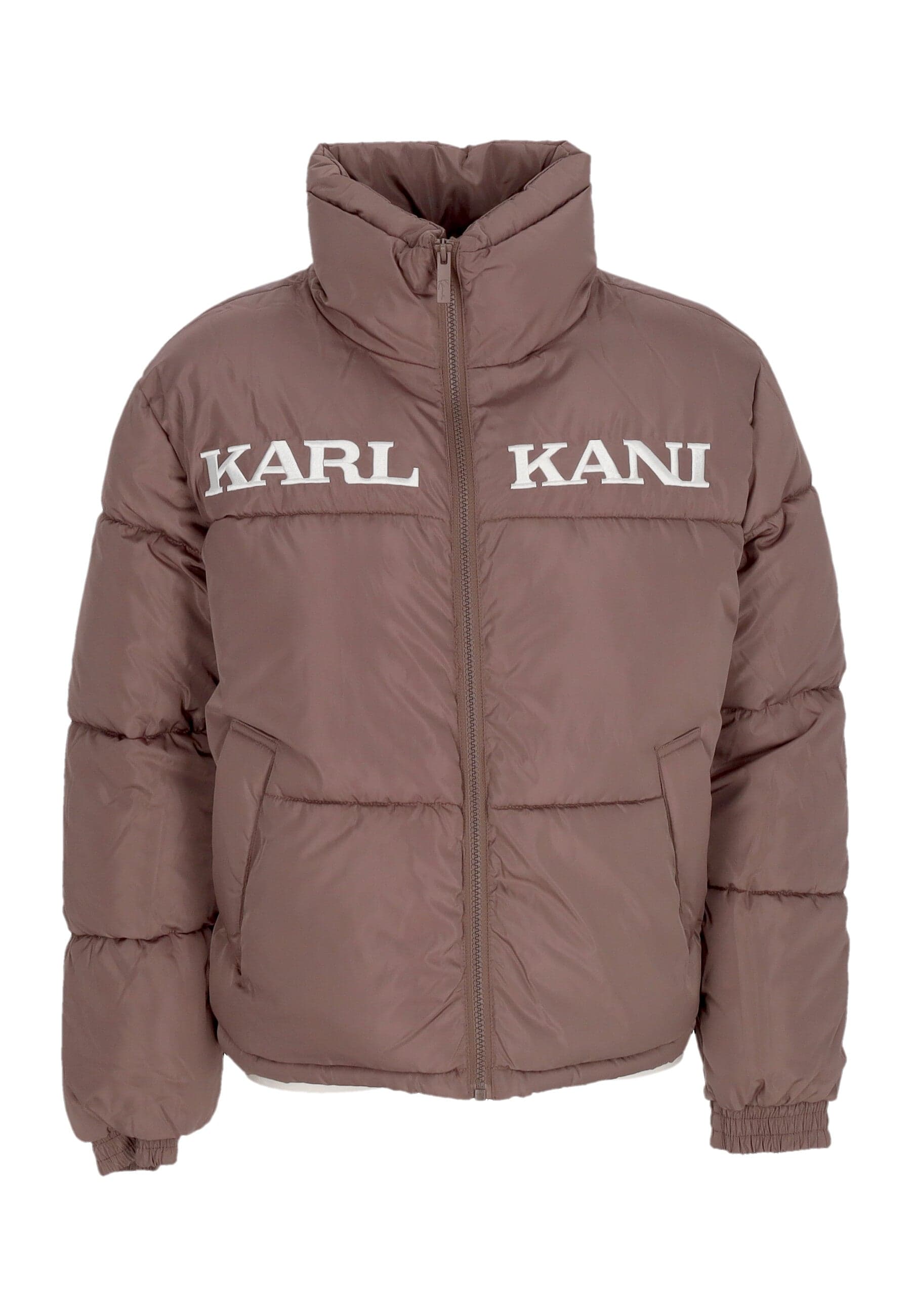 Women's Down Jacket W Retro Essential Puffer Jacket Taupe