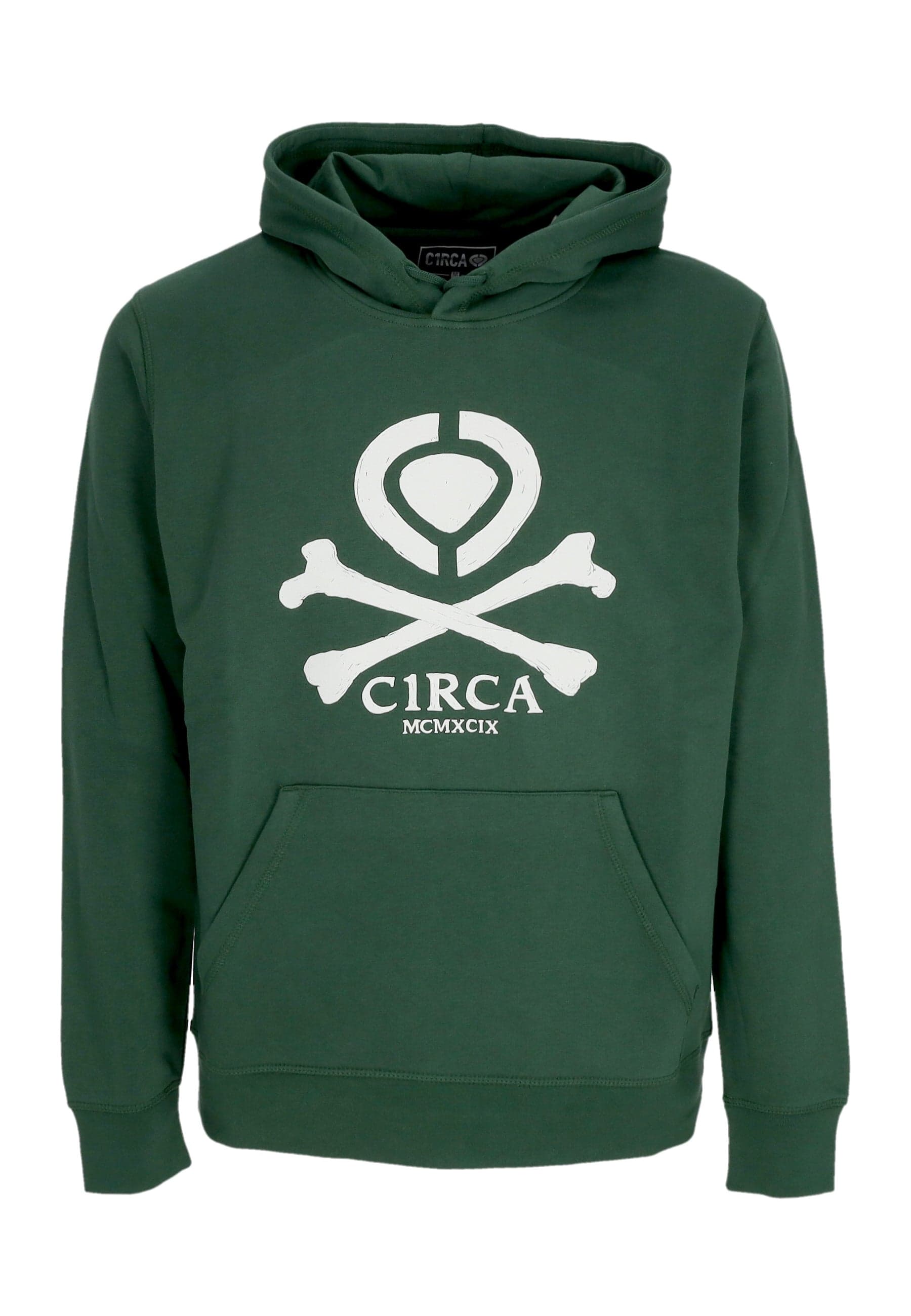 Hoodie Man Bones Hoodie Green Bottle
