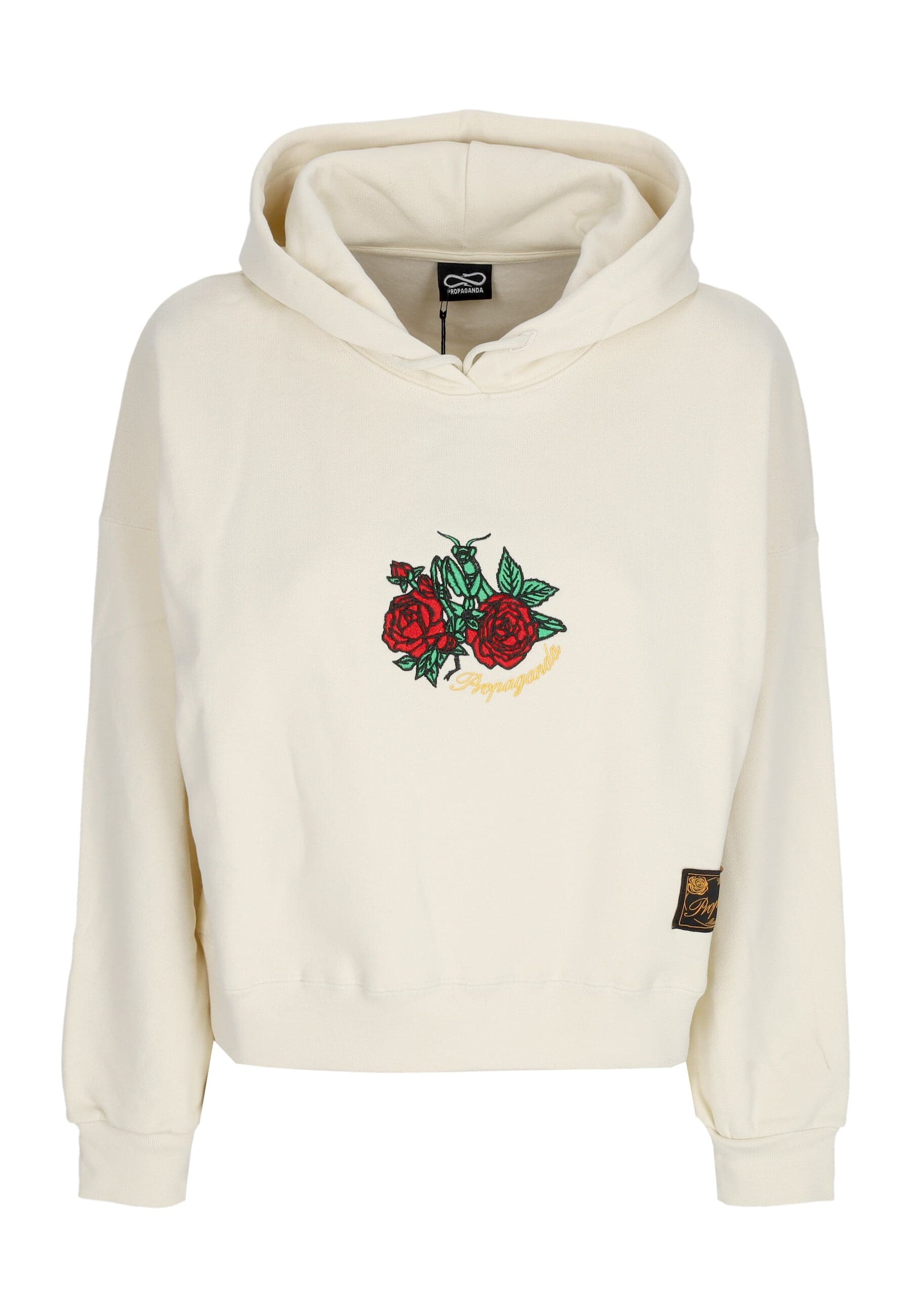 Women's Short Hoodie W Mantis Croptop Hoodie Bone