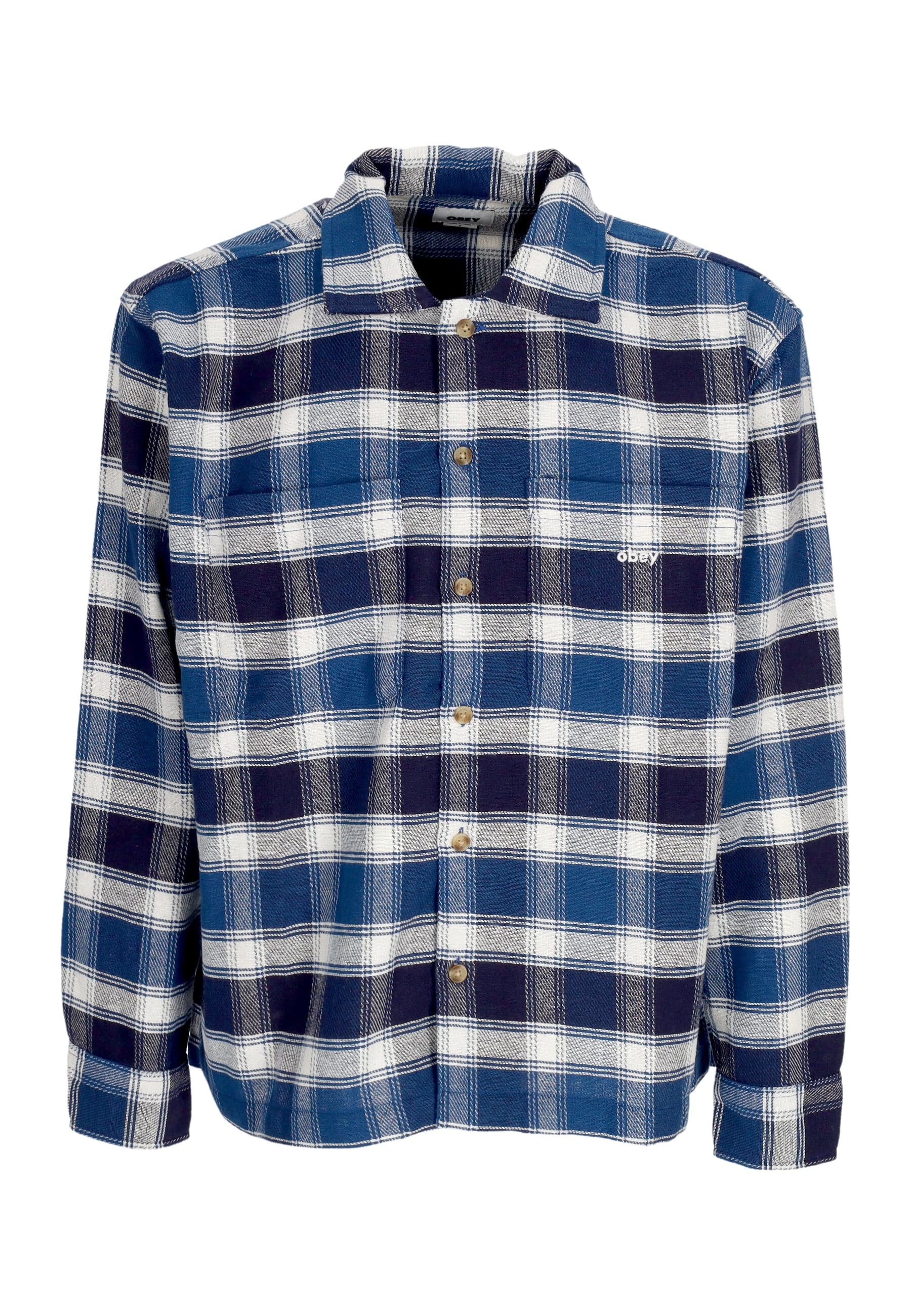 Long sleeve shirt Bigwig Hugo Woven Academy Navy/multiple