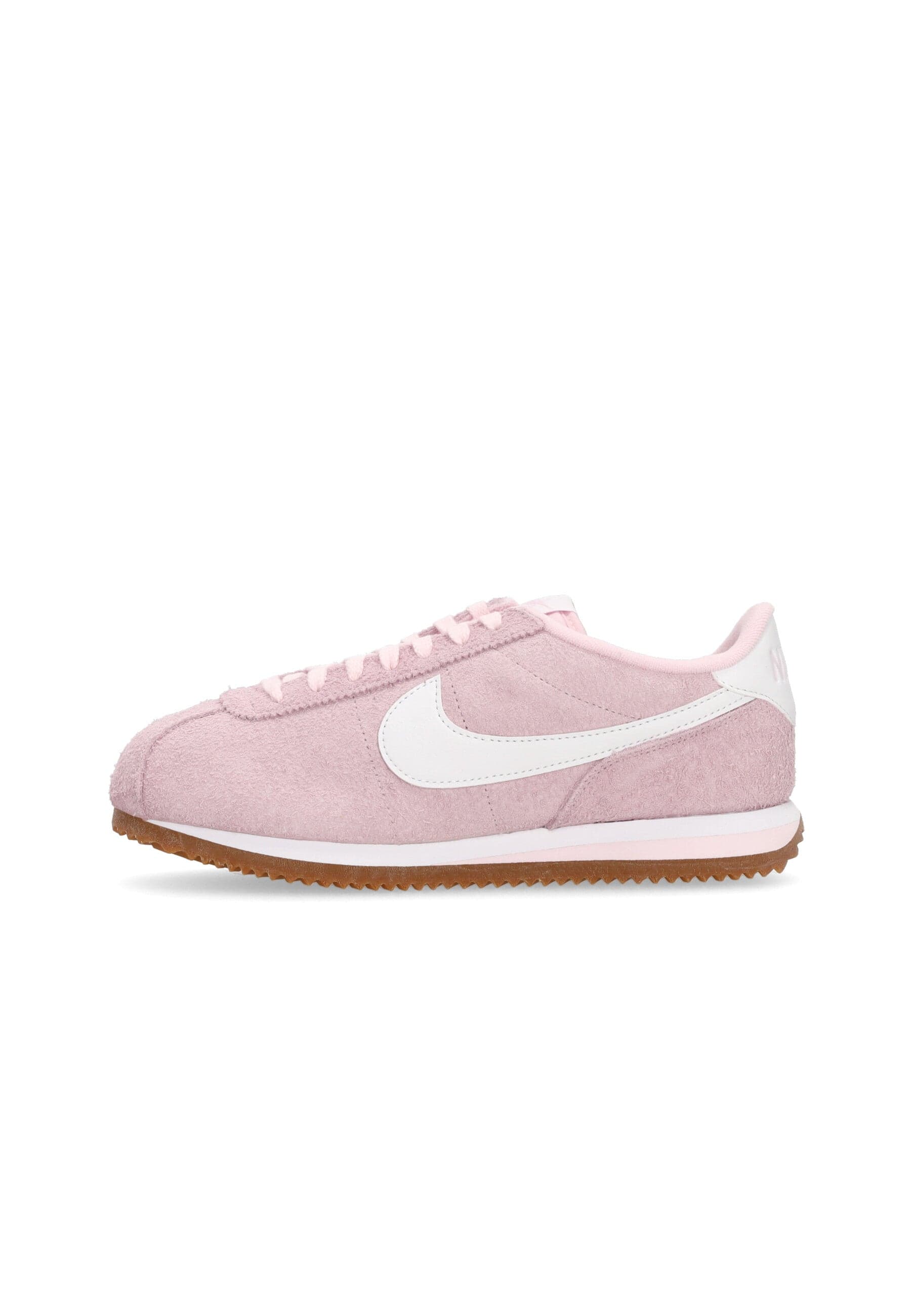 Women's Short Shoe W Cortez Vintage Suede Pink Foam/white/gum Med Brown
