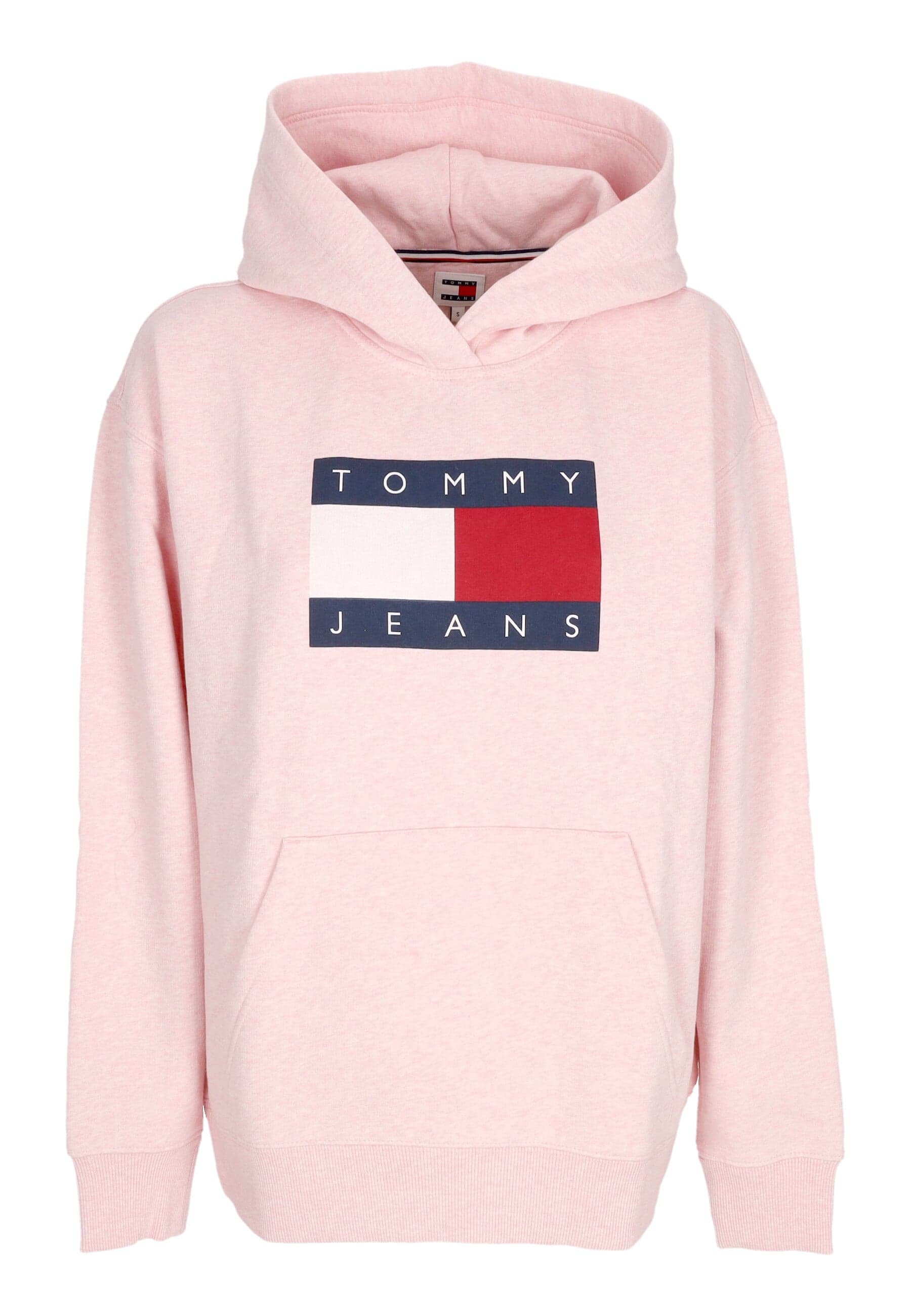 Women's Hoodie Relax Melange Flag Hoodie Ballet Pink Melange