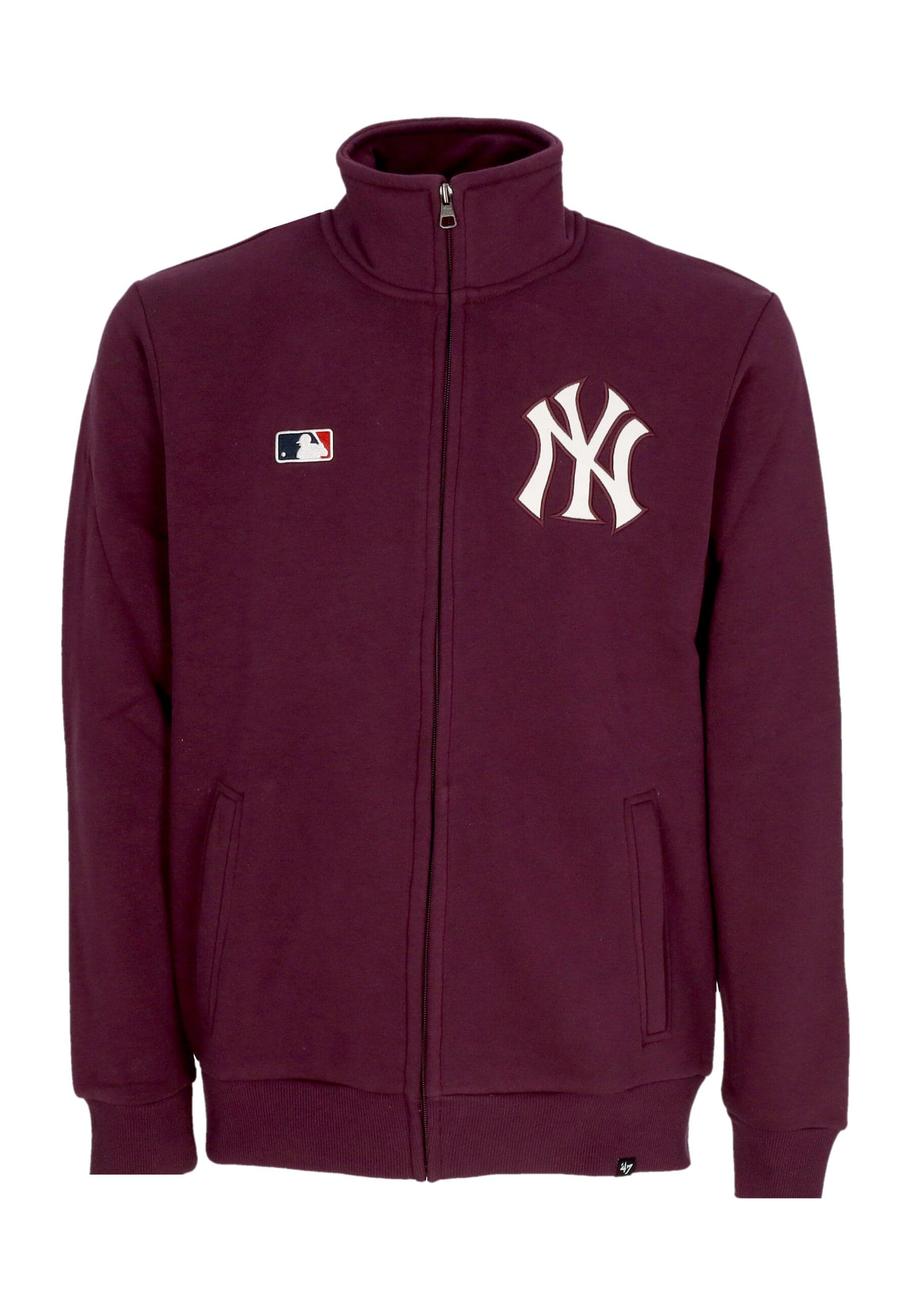 Men's High Collar Mlb Emb Islington Tj Neyyan Plum