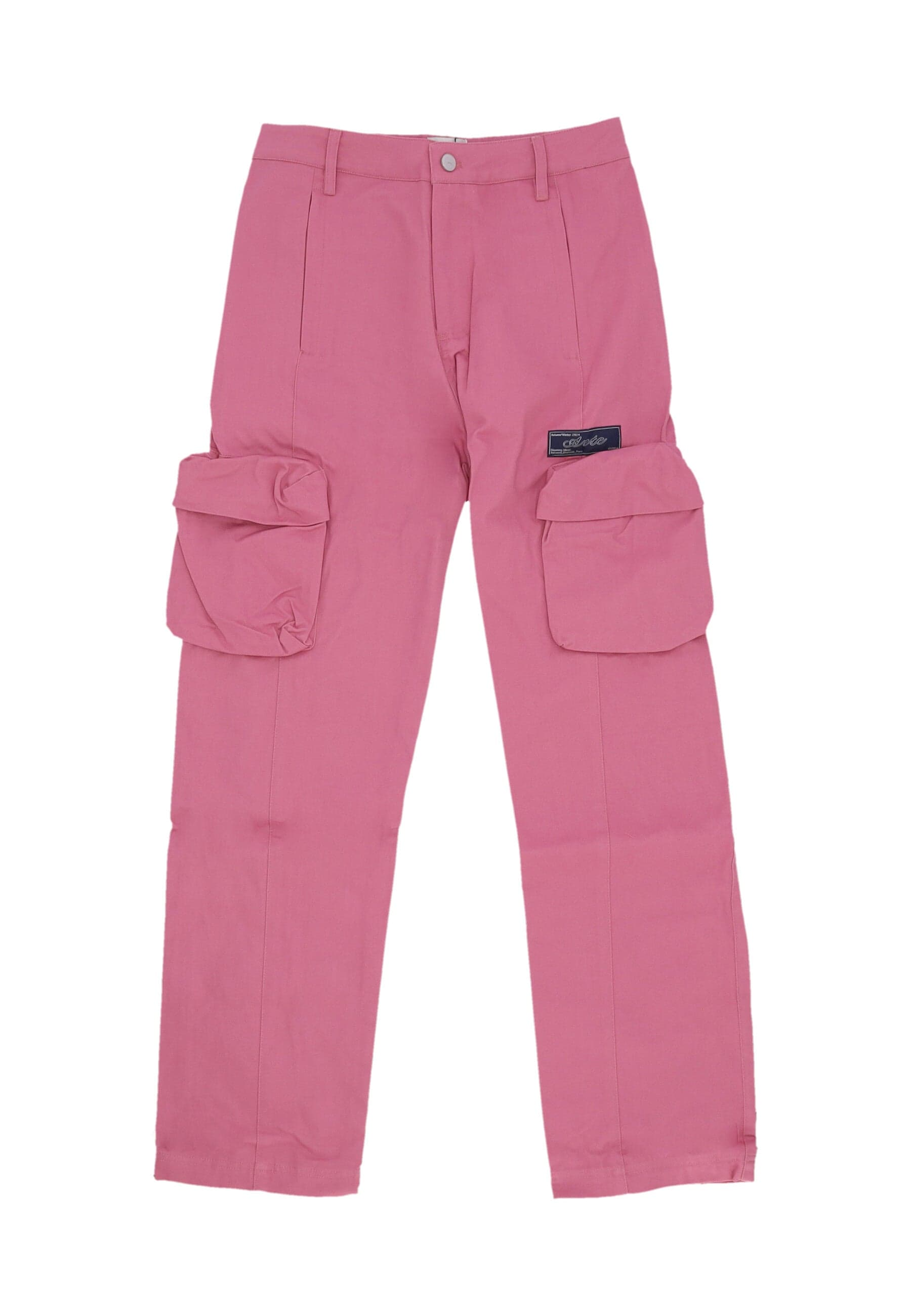 Men's Long Trousers 3d Pocket Nylon Pants Pink