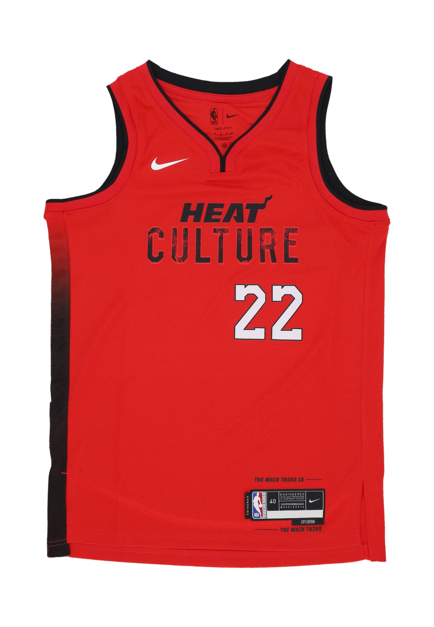 Basketball Man Nba Dri Fit Swingman Jersey No 22 Jimmy Butler Miahea University Red