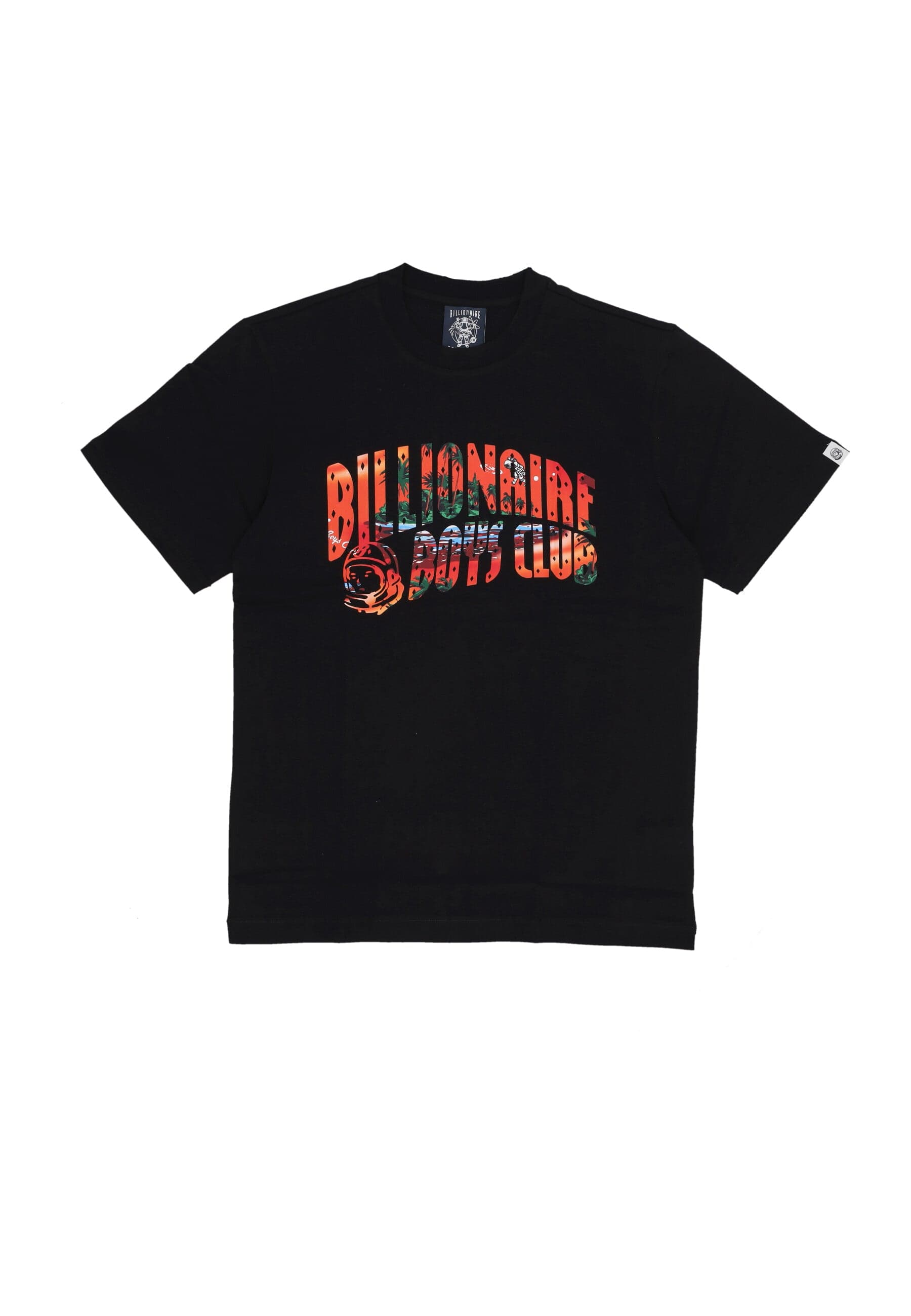 Men's T-shirt Tropical Island Fill Arch Logo Tee Black
