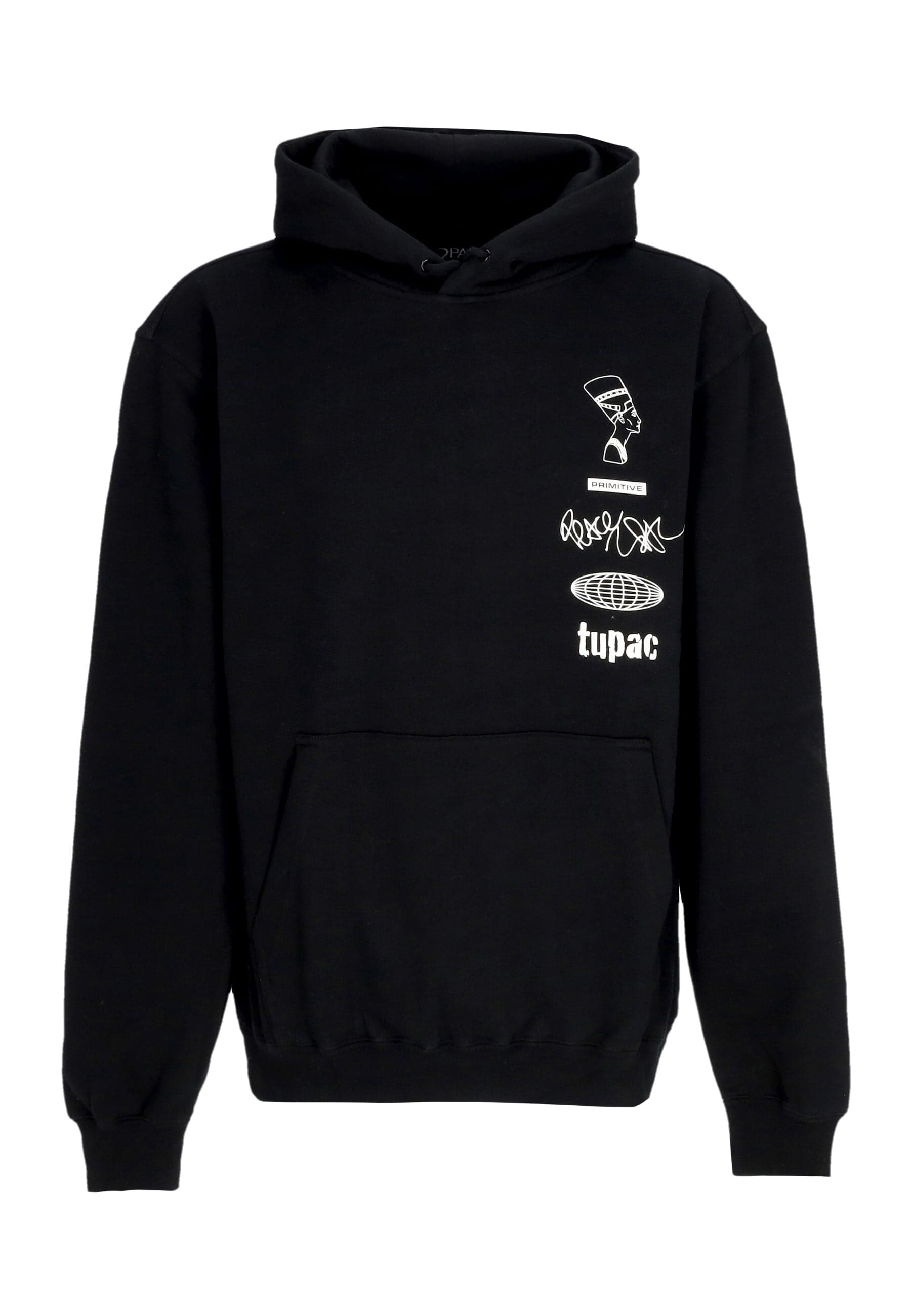 Men's hoodie Stay Up Hoodie X Tupac Black