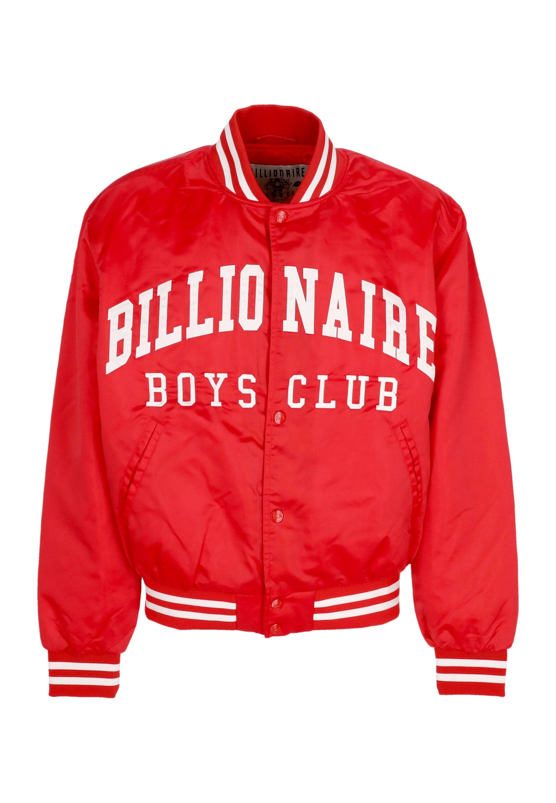 Bomber jacket Man College Satin Bomber Jacket Red