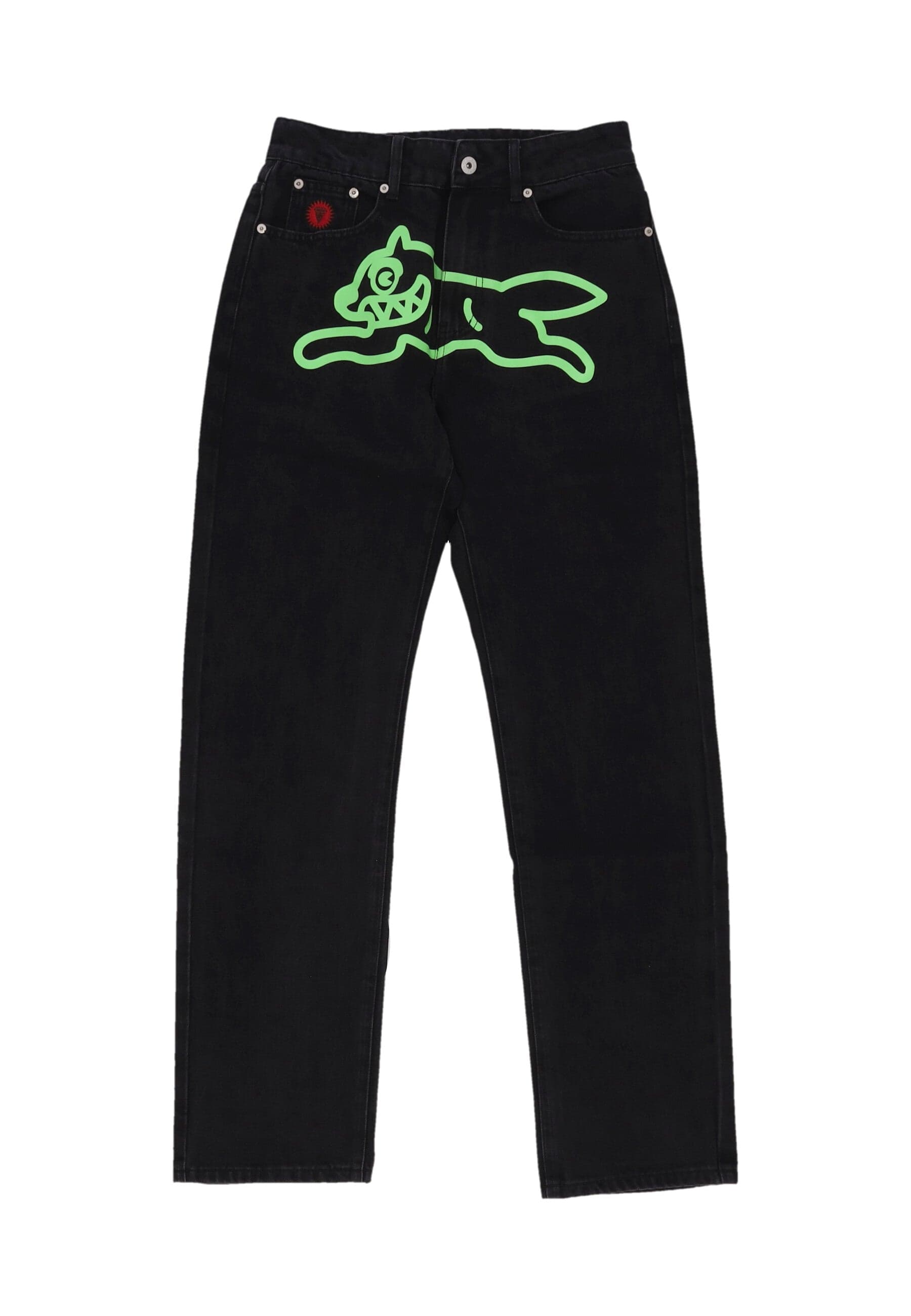 Men's Running Dog Denim Pant Black Denim