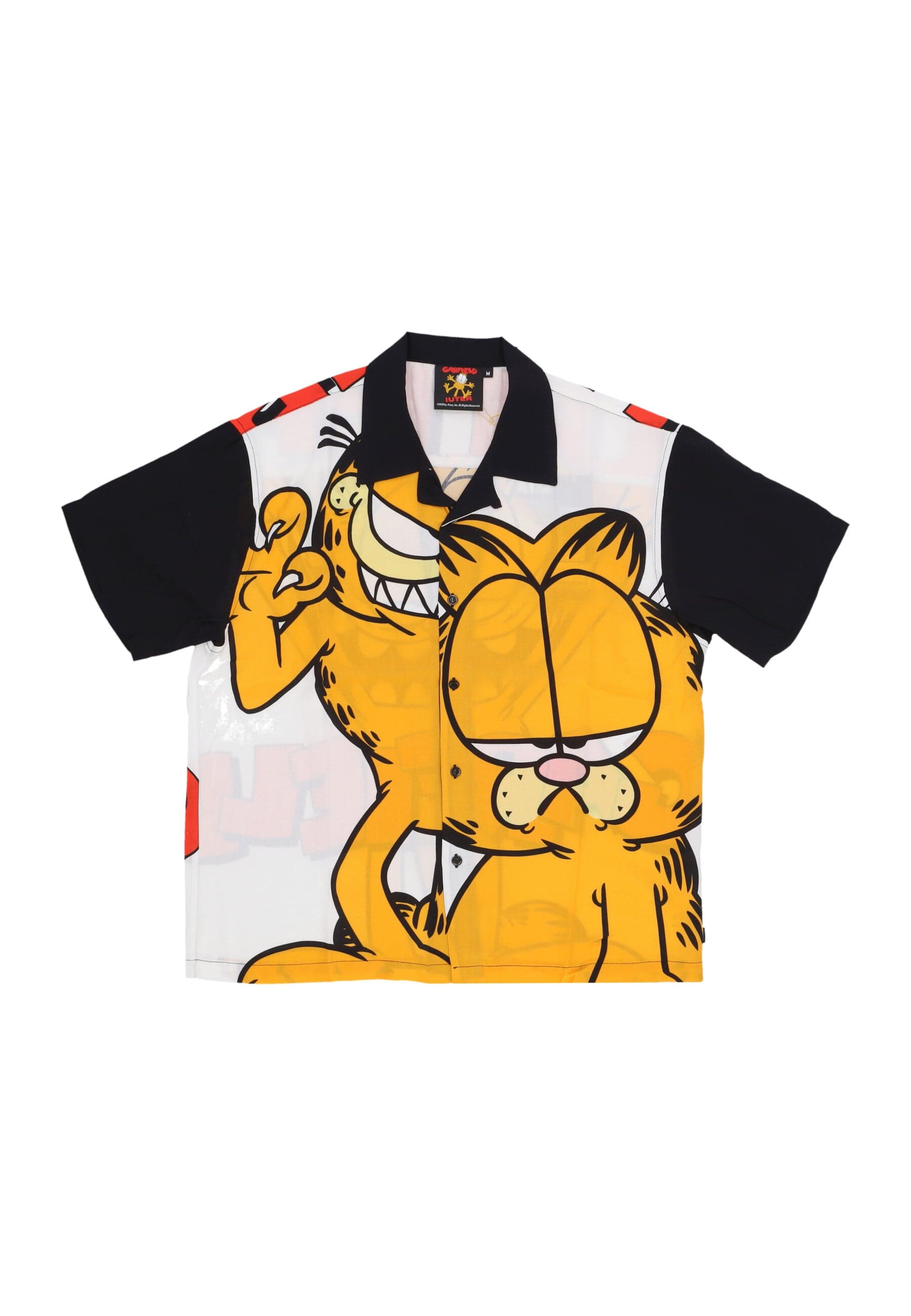 Shirt Sleeve Short Sleeve Garfield S/s Shirt White