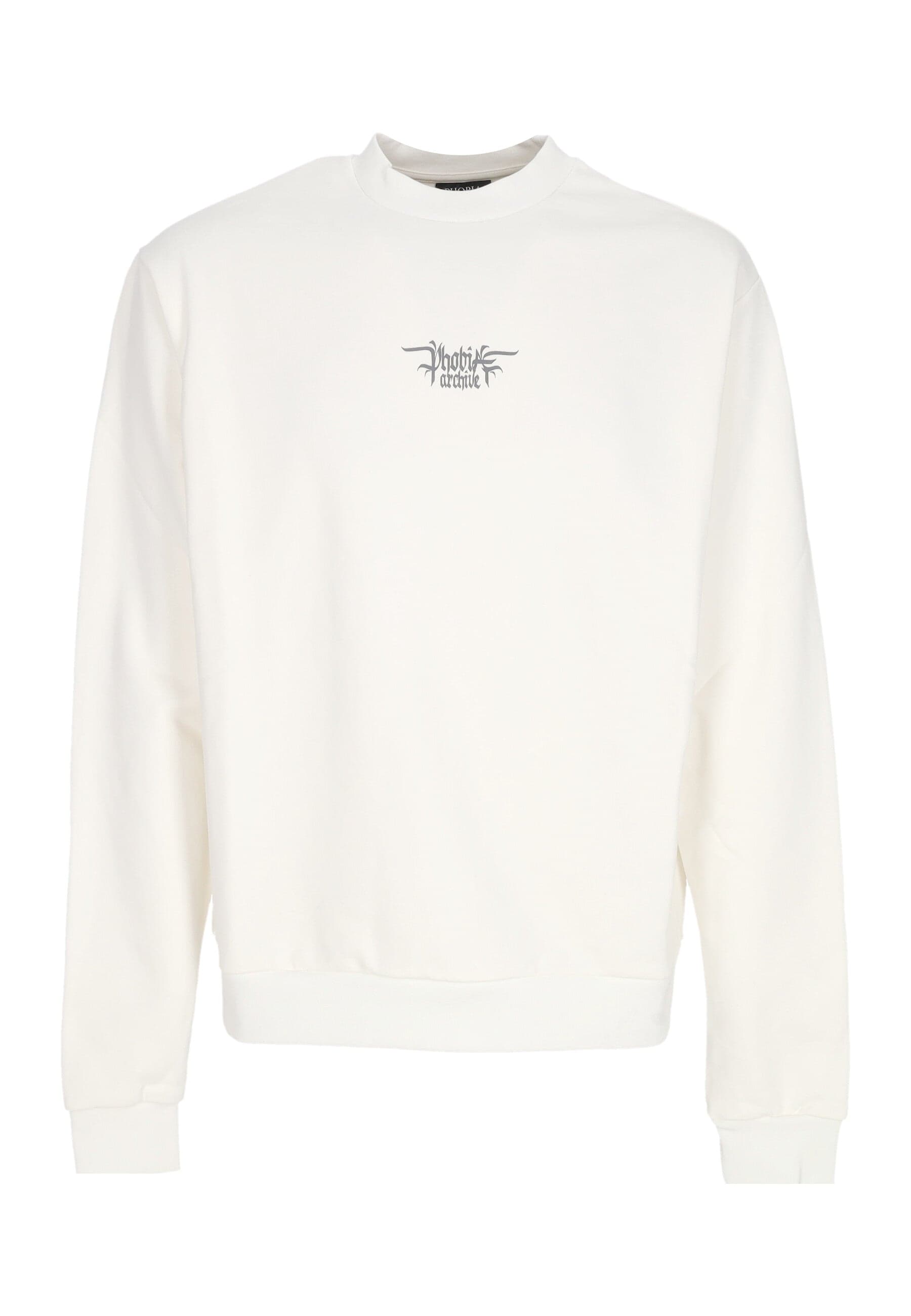 Lightweight Crewneck Man Foggy Logo Crewneck White