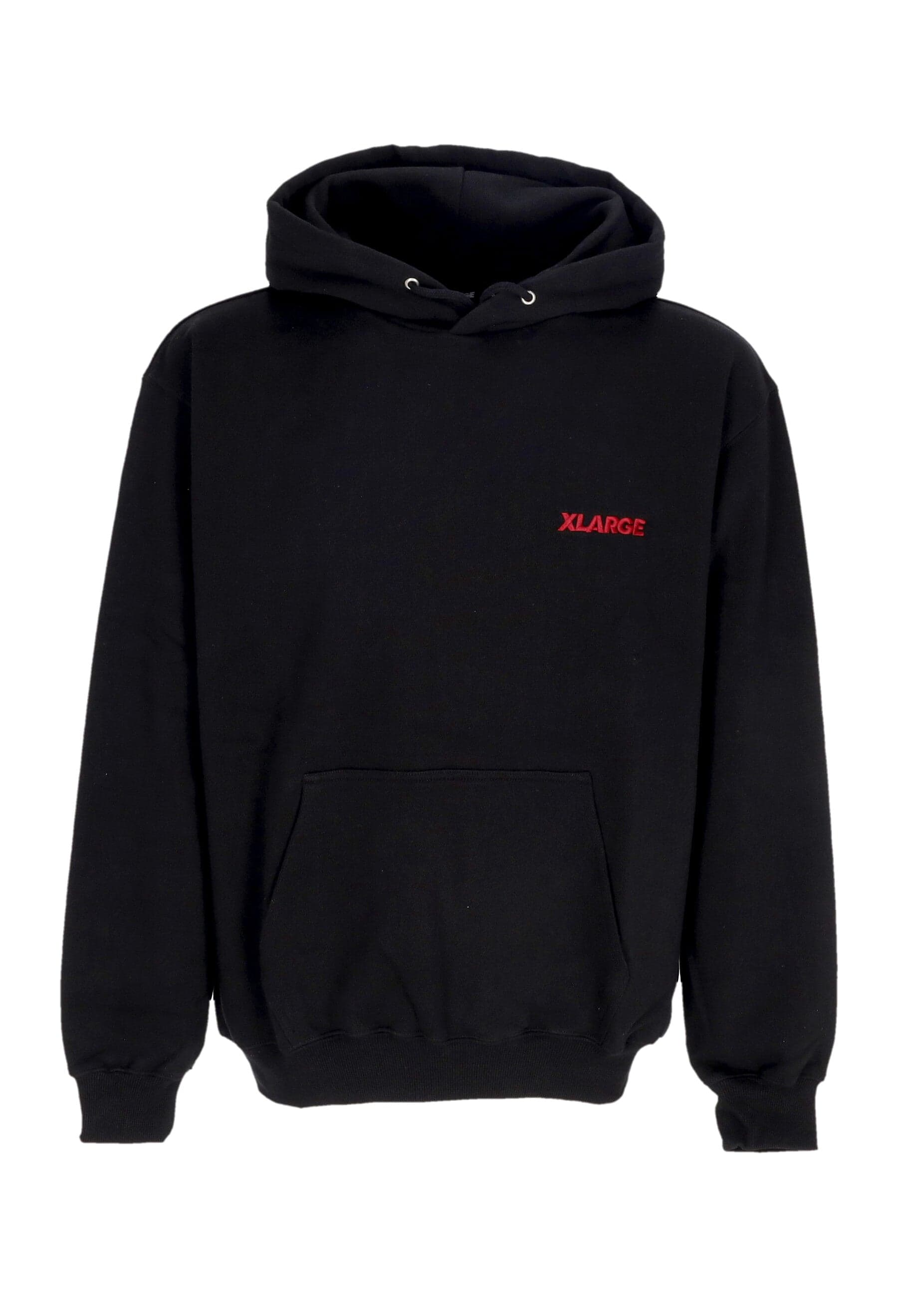 Lightweight sweatshirt Chenille Slanted Og Pullover Hooded Black