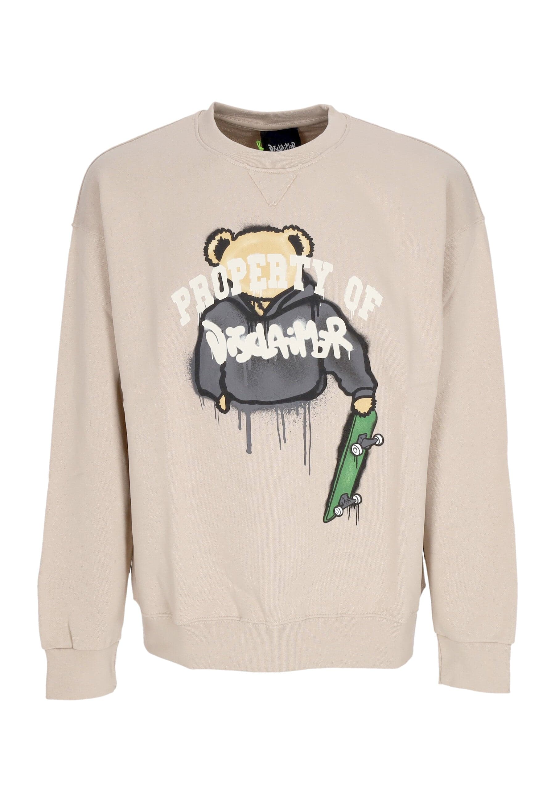 Lightweight sweatshirt Girocollo Man Property Crewneck Safari