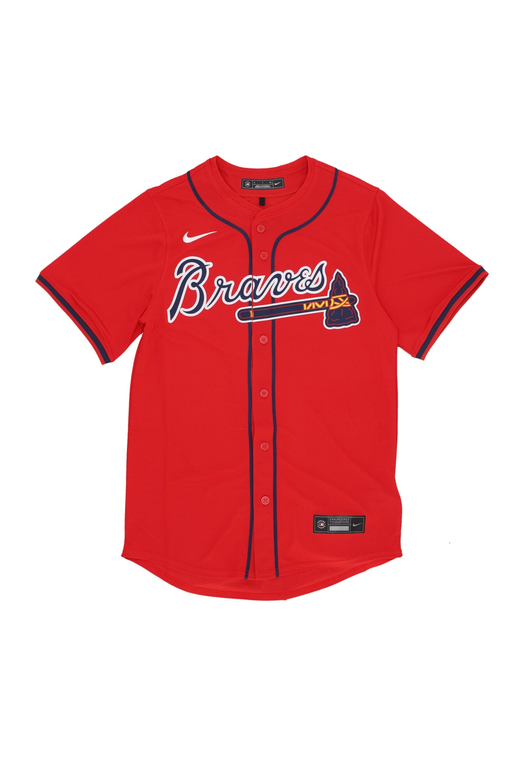 Baseball Man Mlb Limited Jersey Atlbra Original Team Colors