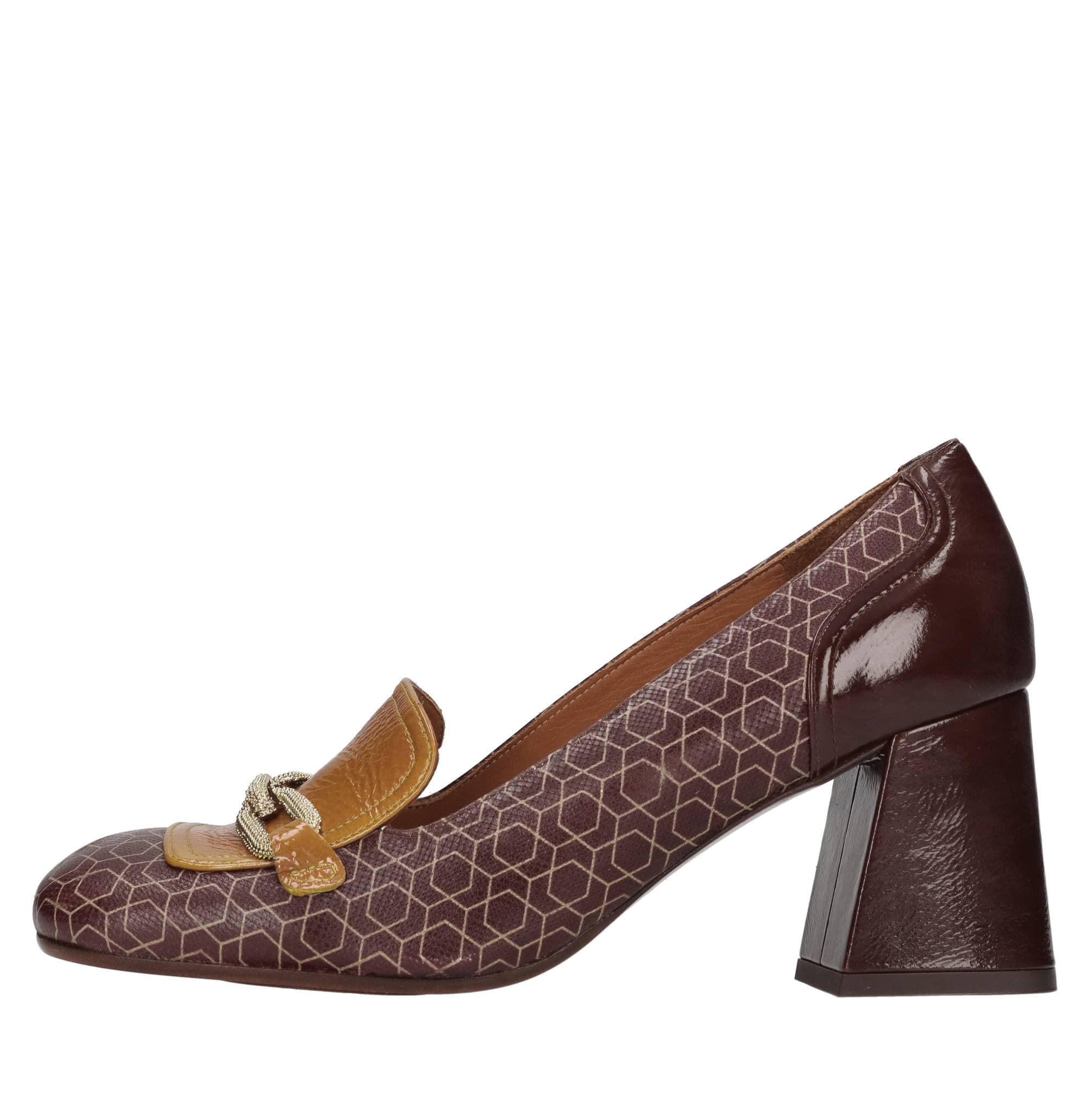 Leather loafers — Multicolour