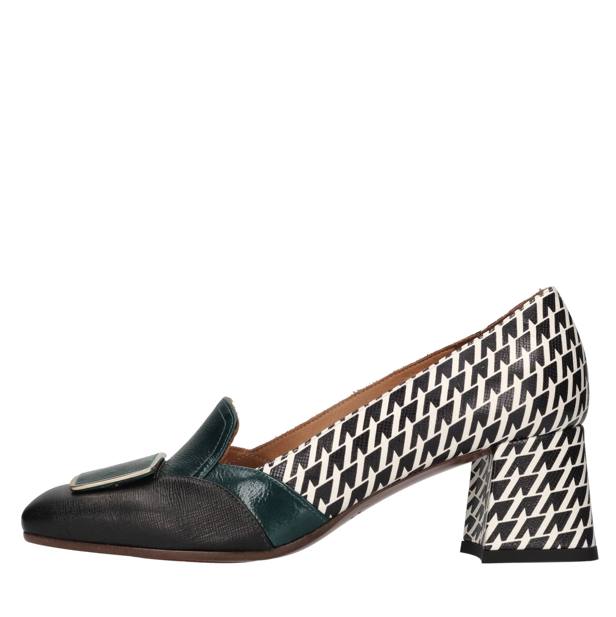 Leather loafers — Multicolour