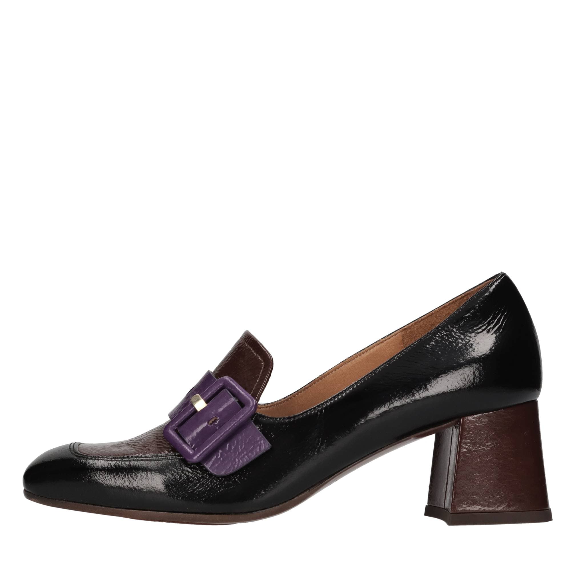 Leather loafers — Multicolour