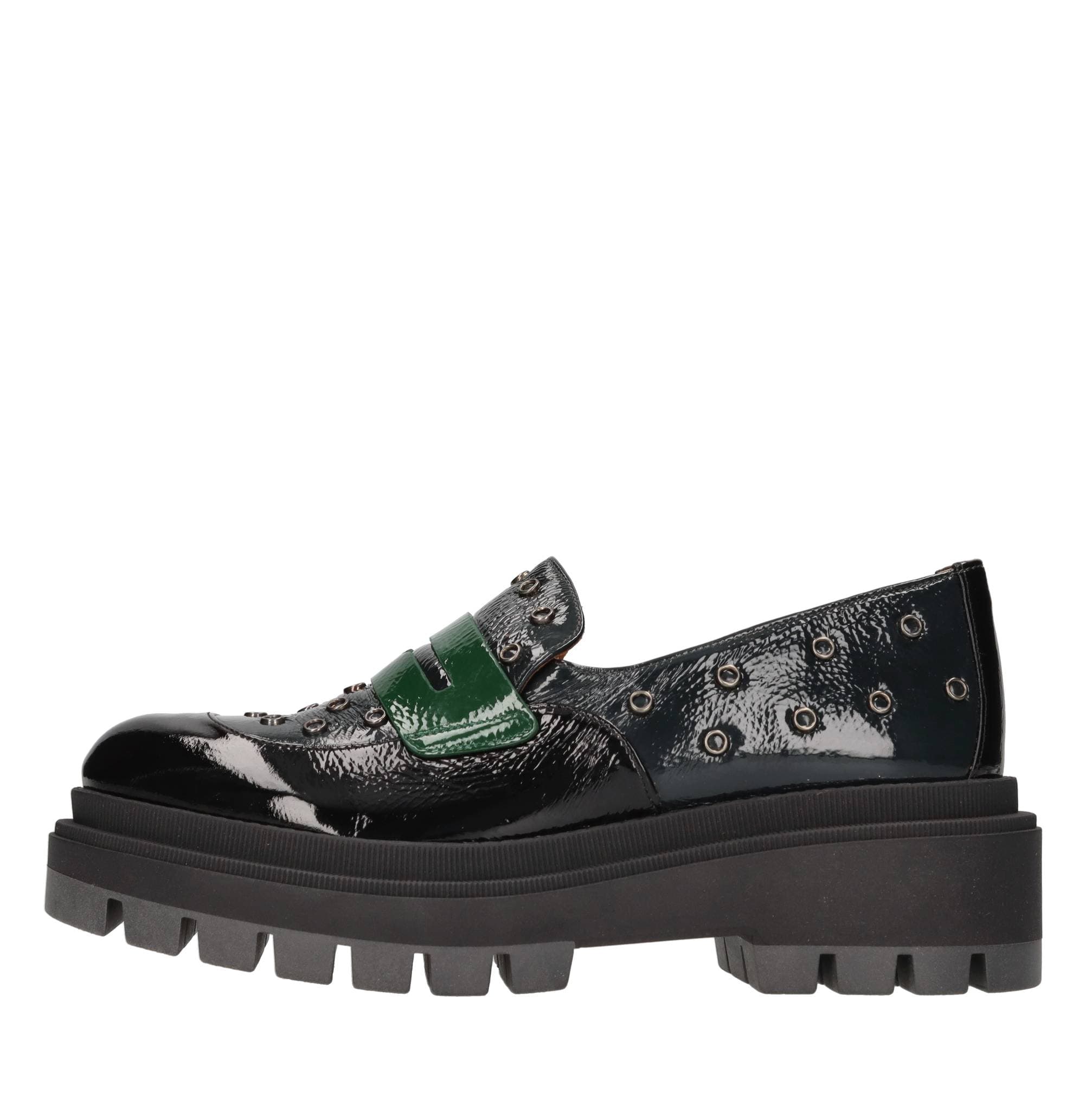 WYLOW SALOU leather loafers — Multicolour